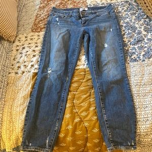 Paige crop skinny jeans